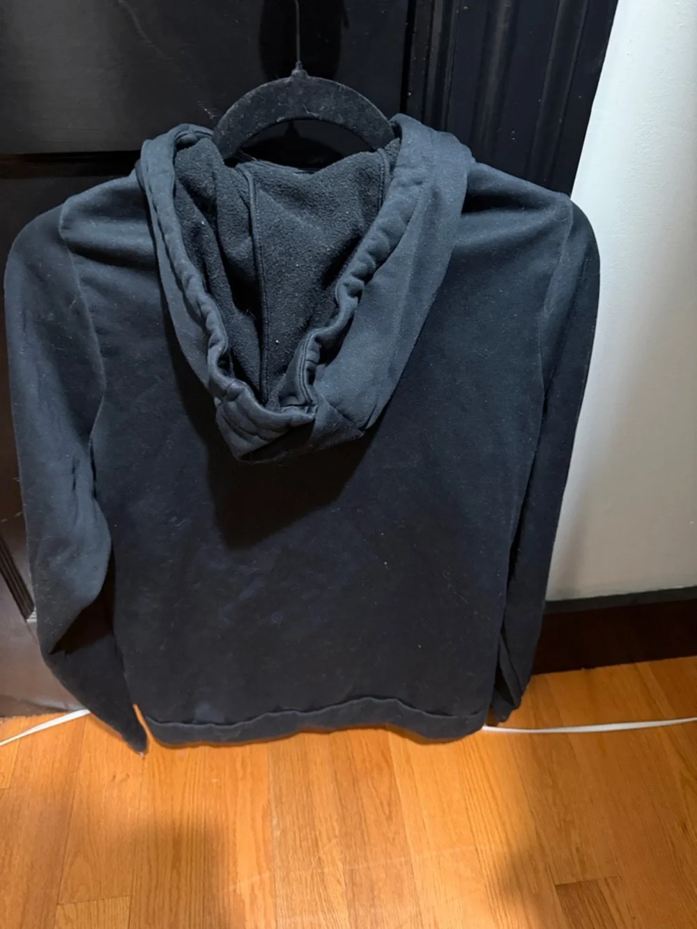 Nike Black Pullover Hoodie with Swoosh Logo